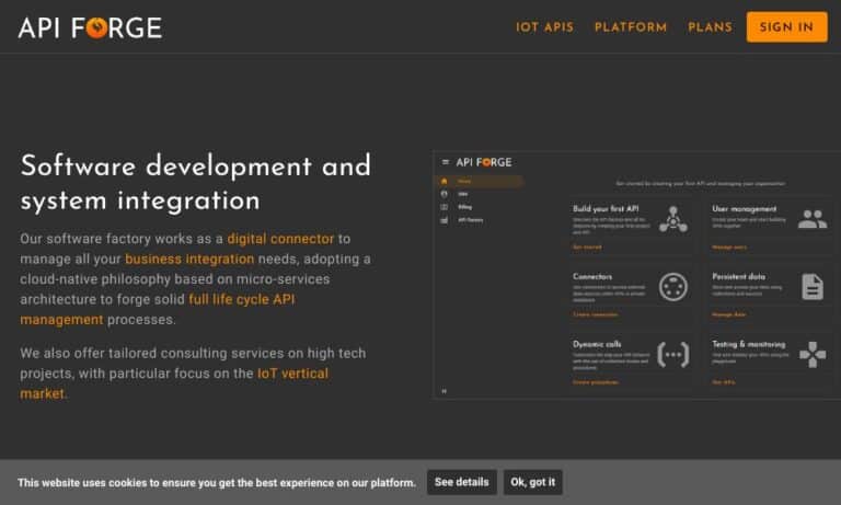 API FORGE - - Startupeasy