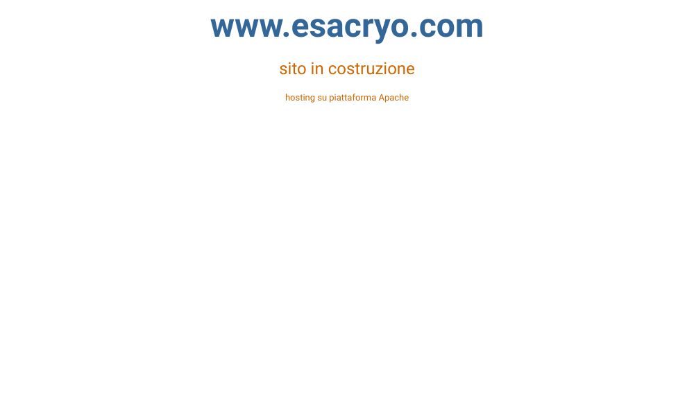 ESACRYO - Startupeasy
